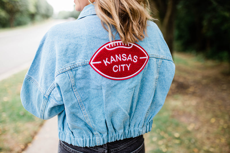 Kansas City Chiefs Jean Jackets 