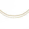 18K Gold Satellite Layered Choker
