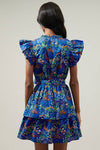 Ruya Floral Marisol Tiered Mini Dress