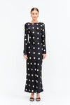 Georgie Polka Dot Black Dress