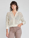 Delanie Fishnet Bomber