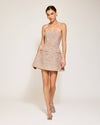 SUNSET TWEED MINI DRESS