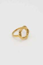 18K Gold Coronet Ring: 7.5