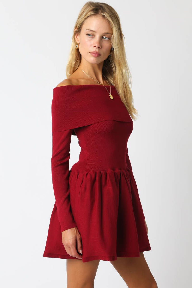 Stephanie Dress - scarlet