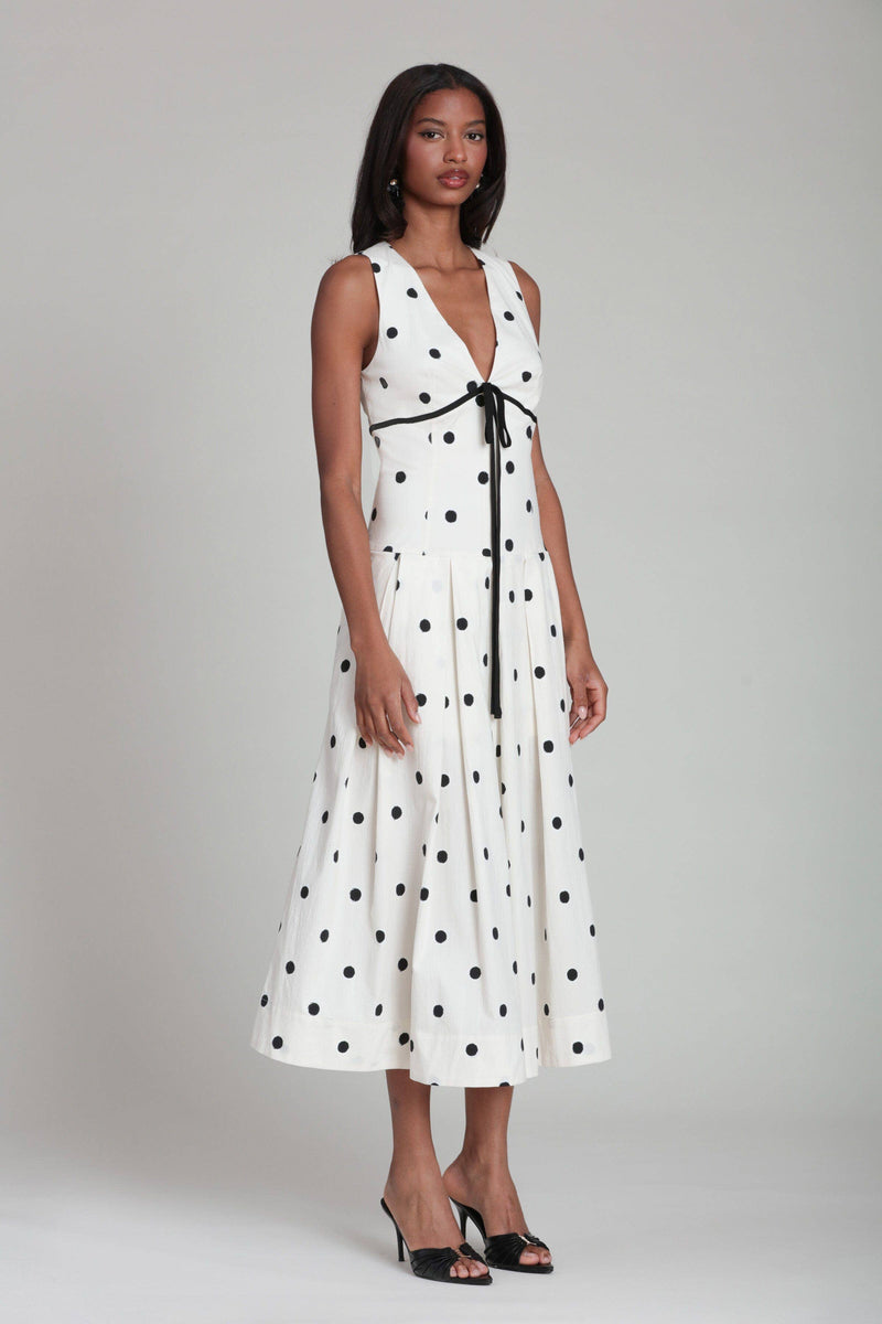 midi empire dress Gathered Empire Midi Dress