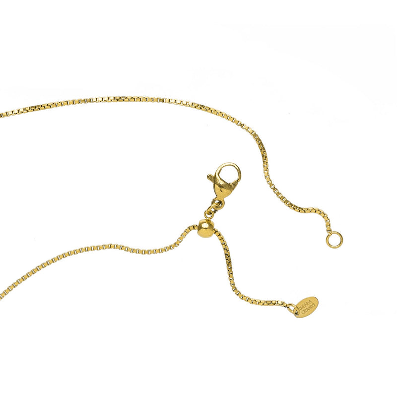 Tiny Gold Puffy Heart Necklace
