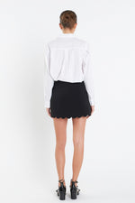 Scalloped Skort