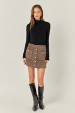 Knit Mini Skirt