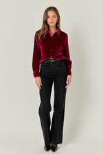 VELVET BLOUSE