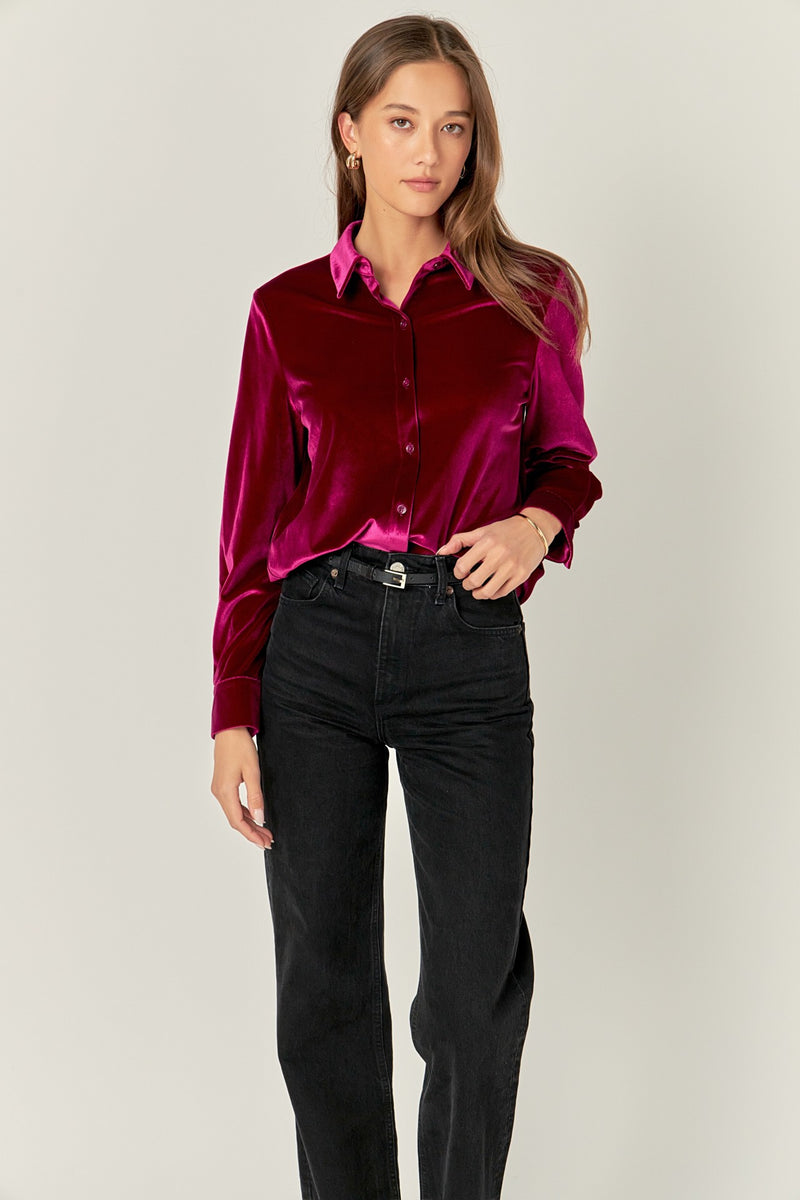 VELVET BLOUSE