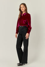 VELVET BLOUSE