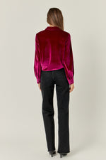 VELVET BLOUSE