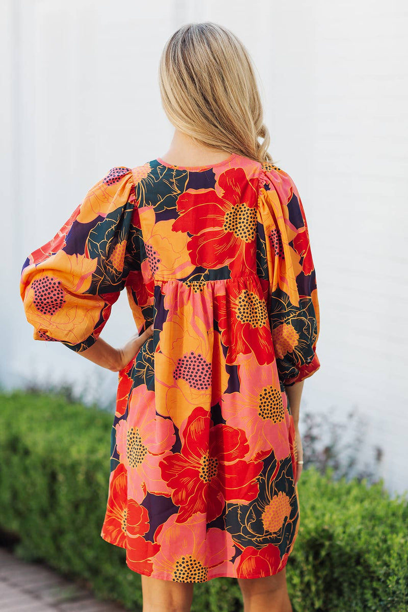 The Cabo Puff Sleeve Dress
