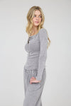 HENLEY KNIT TOP
