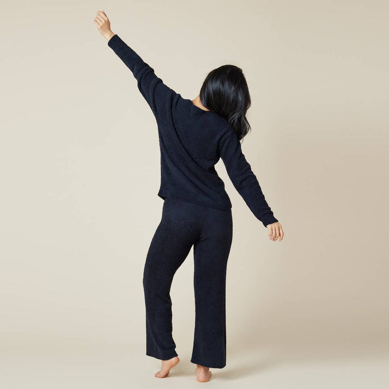 Oprah's Fave - Solid Marshmallow V-Neck Lounge Set