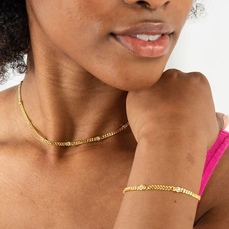 Cz Dainty Choker