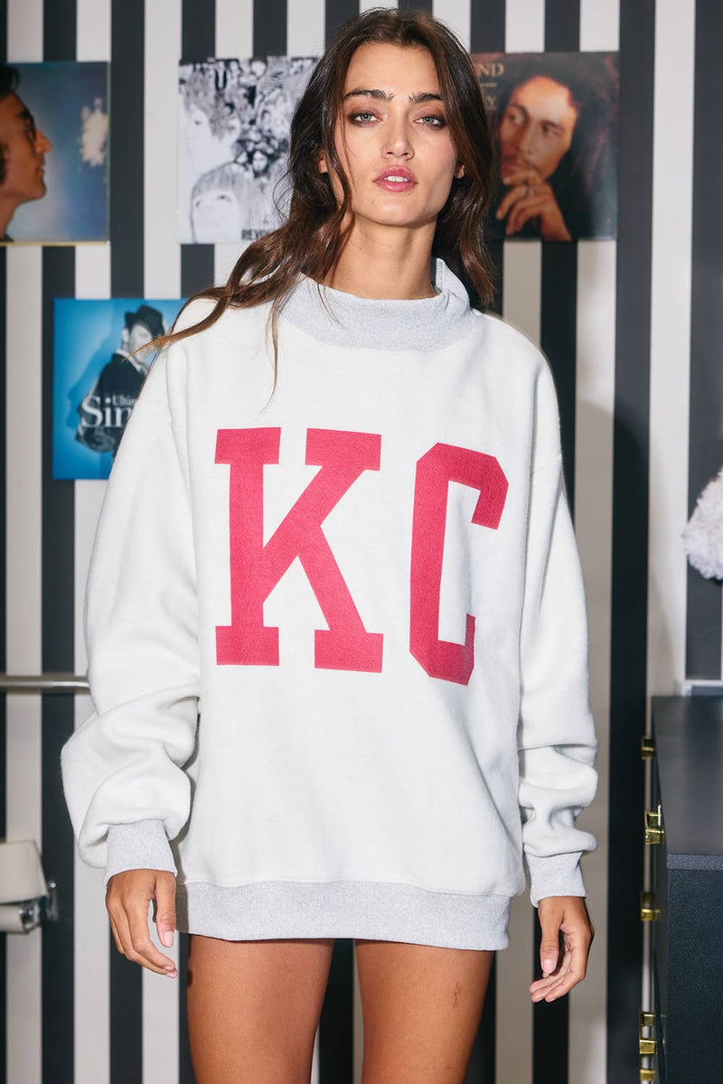 **PREORDER**KANSAS CITY & KC Reversible Sweatshirt