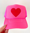 HEART ♥️: Neon Pink / Navy