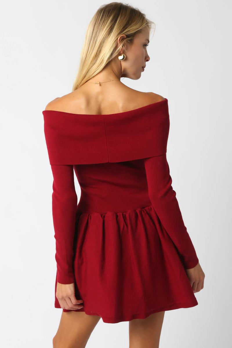 Stephanie Dress - scarlet