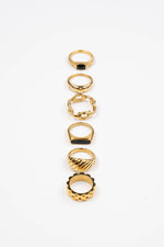 Waterproof Gold Statement Watch Ring:  size 7