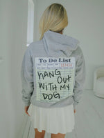 HANG OUT WITH MY DOG GRAPHIC HOODIE