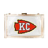 Clear Acrylic Purse - Kansas City