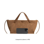 Jill Tan Suede Recycled Vegan Tote Bag