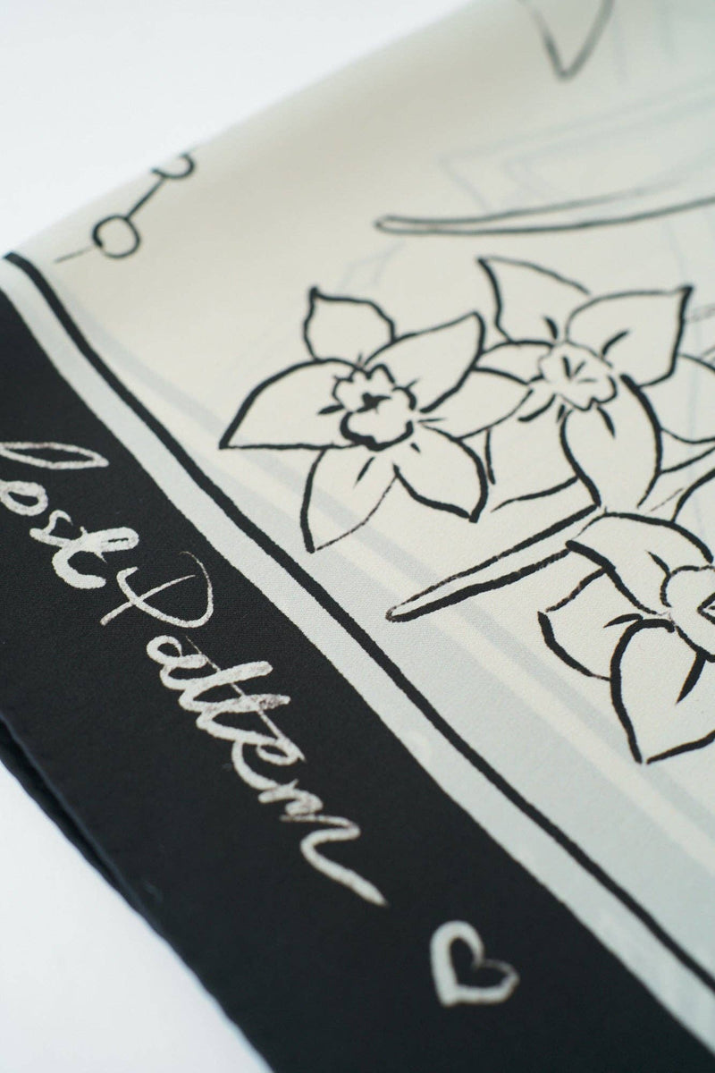 "New York in Sketches" Silk Scarf