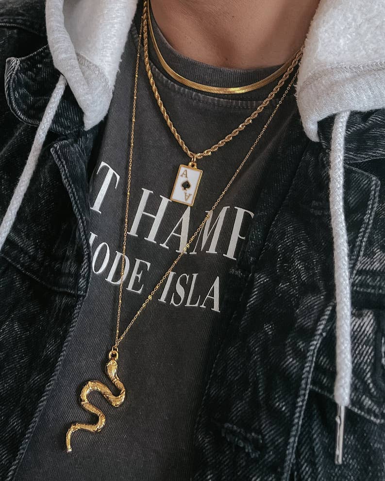 Ace Best Selling Trending Necklace || Choose Style: WHITE ACE OF SPADES