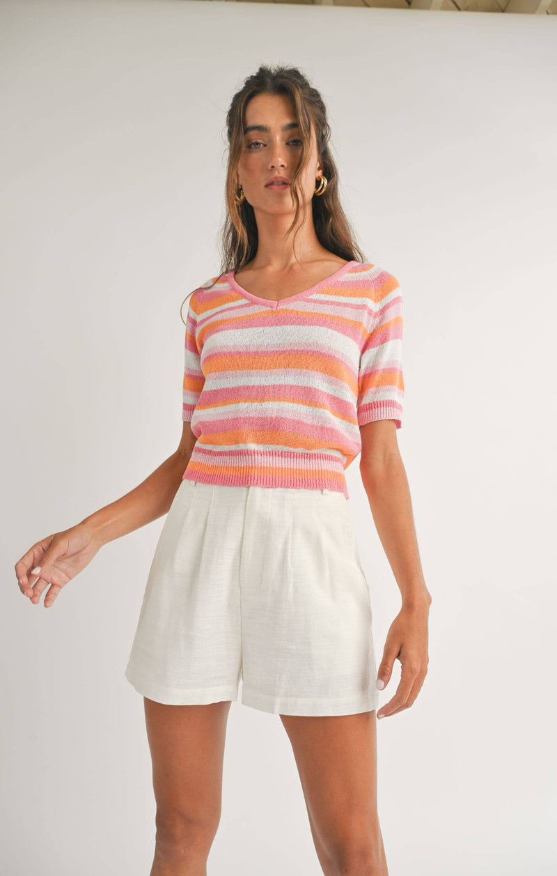 Shiloh Stripe Sweater Top