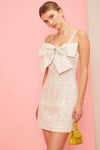 Tweed Tube Mini Dress