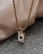 Ace Best Selling Trending Necklace || Choose Style: WHITE ACE OF SPADES