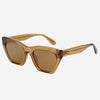 Gia Acetate Cat Eye Sunglasses : Brown