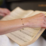 Japanese Drop Bead Bracelet: Black