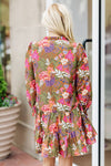 The Hayes V-Neck Long Sleeve Dress