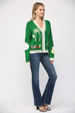 Par Tee Cardigan