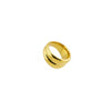 Waterproof Gold Twin Ring: 6