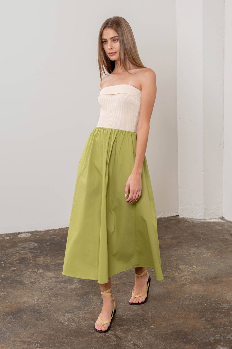NEELY MIDI DRESS