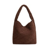 Johanna Tobacco Suede Recycled Vegan Shoulder Bag