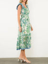 Flutter Sleeve Midi