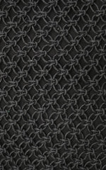 Black 'Poolside' Jute Macrame Tote