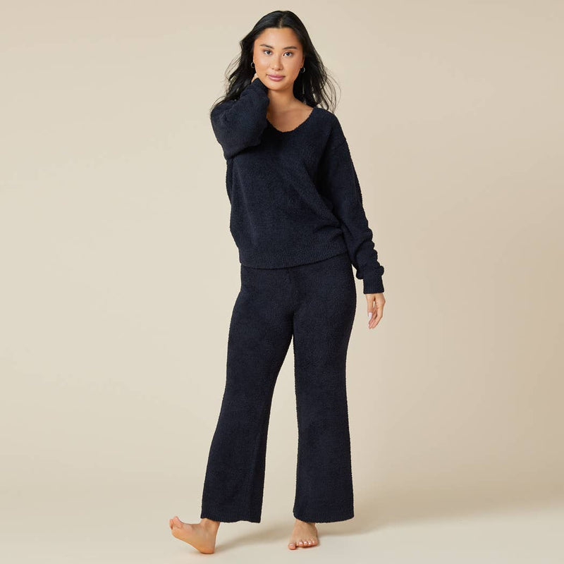 Oprah's Fave - Solid Marshmallow V-Neck Lounge Set