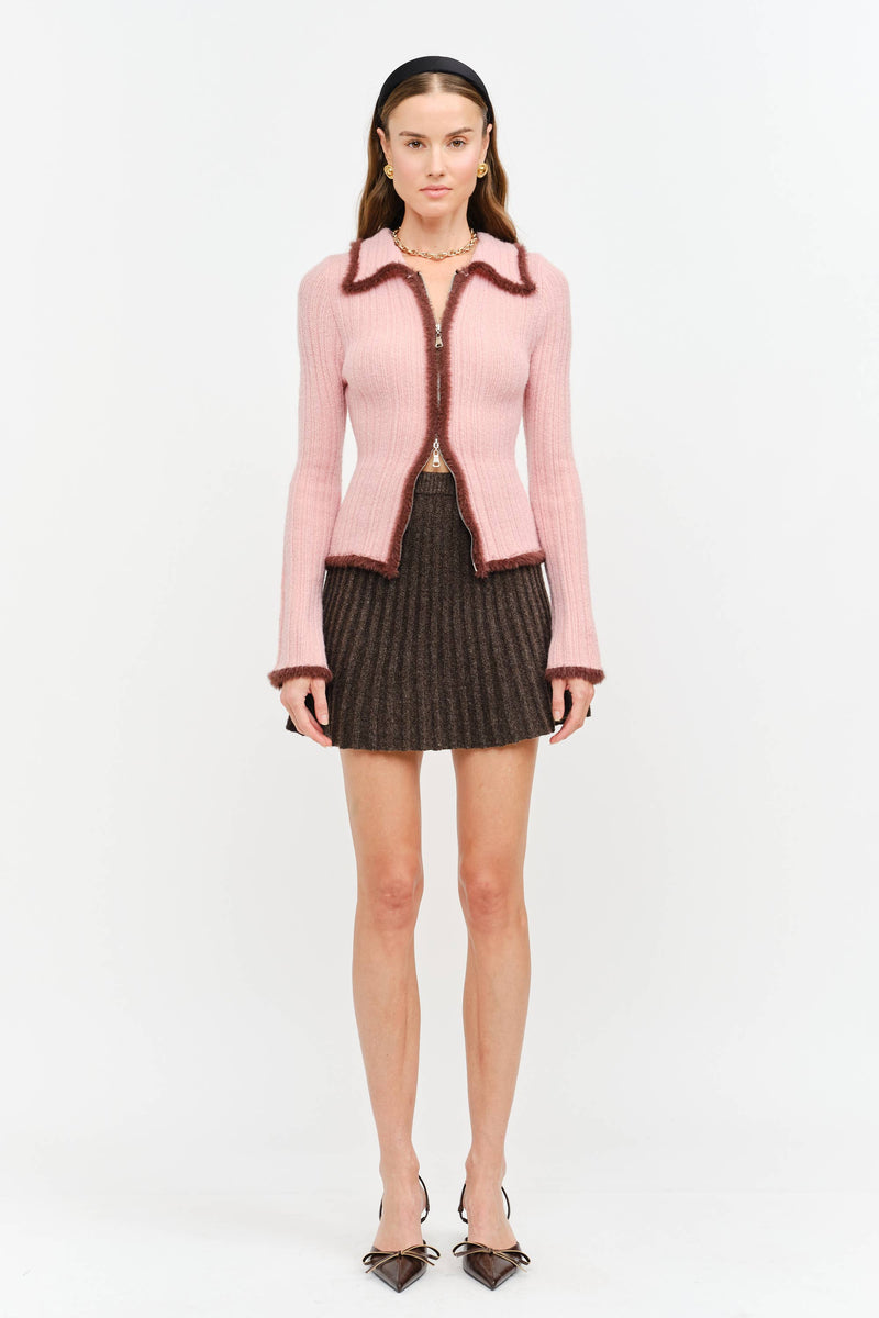 Jacquie Top : Pale Pink
