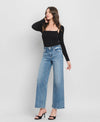 HIGH RISE FULL LENGTH WIDE LEG JEANS