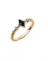 Rebekah Marquise Ring || Choose Color: EMERALD / 8