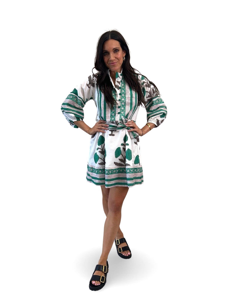 Seafoam Emmy Mini Dress: One Size