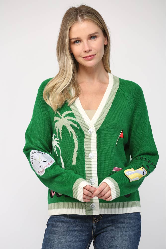 Par Tee Cardigan