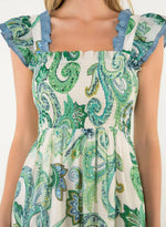Flutter Sleeve Midi