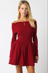 Stephanie Dress - scarlet
