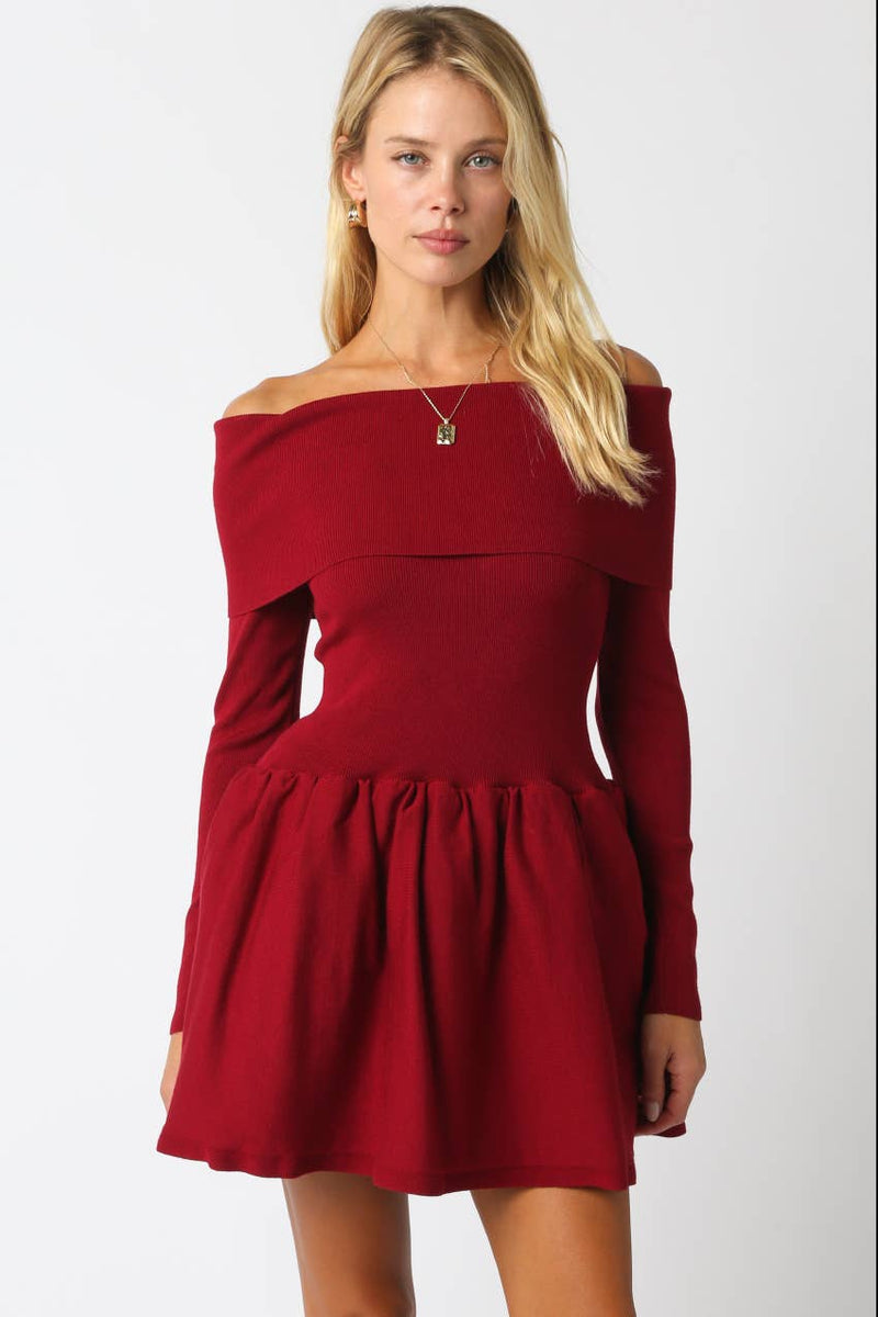 Stephanie Dress - scarlet